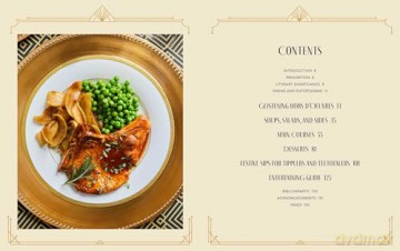 The Great Gatsby Cooking and Entertaining Guide: Decadent Dishes and Classic Cocktails from the Roaring Twenties - Veronica Hinke [KSIĄŻKA]