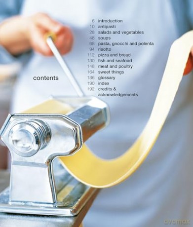 The Italian Kitchen: More than 80 delicious recipes, from antipasti to zabaglione - Maxine Clark [KSIĄŻKA]