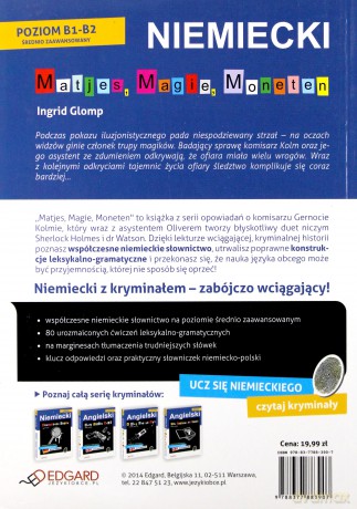 Matjes Magie Moneten Niemiecki Horror Z Ćwiczeniami - Ingrid Glomp [KSIĄŻKA]