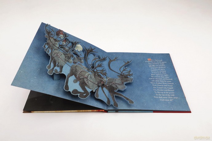 The Night Before Christmas: The Deluxe Pop-Up Edition - Clement Moore [KSIĄŻKA]