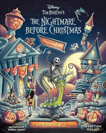 The Nightmare Before Christmas: Pop-Up Holiday Worlds: Pop-Up Town Tour [KSIĄŻKA]