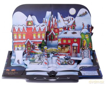 The Nightmare Before Christmas: Pop-Up Holiday Worlds: Pop-Up Town Tour [KSIĄŻKA]