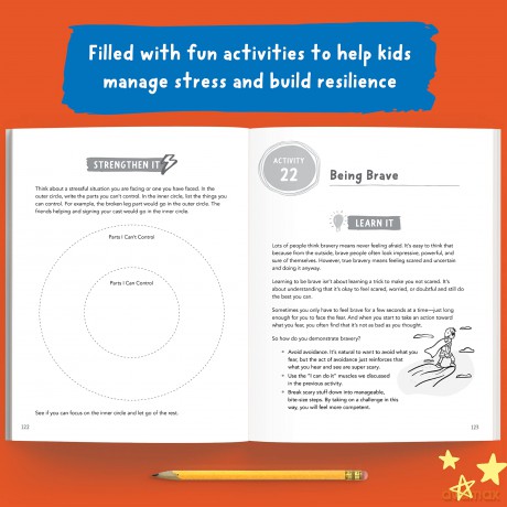 The Resilience Workbook for Kids: Fun CBT Activities to Help You Bounce Back from Stress and Grow from Challenges - Caren Baruch-Feldman PhD [KSIĄŻKA]