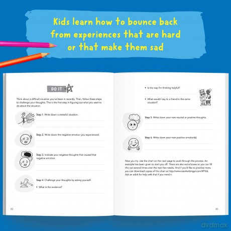 The Resilience Workbook for Kids: Fun CBT Activities to Help You Bounce Back from Stress and Grow from Challenges - Caren Baruch-Feldman PhD [KSIĄŻKA]