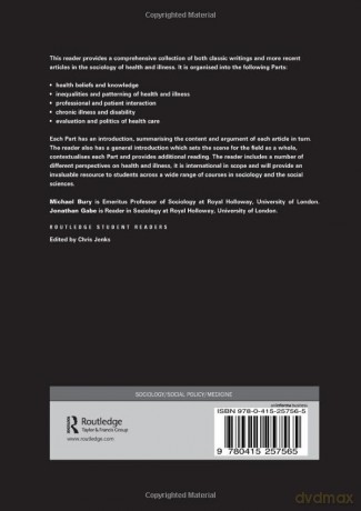 The Sociology of Health and Illness: A Reader (Routledge Student Readers) - Michael Bury [KSIĄŻKA]