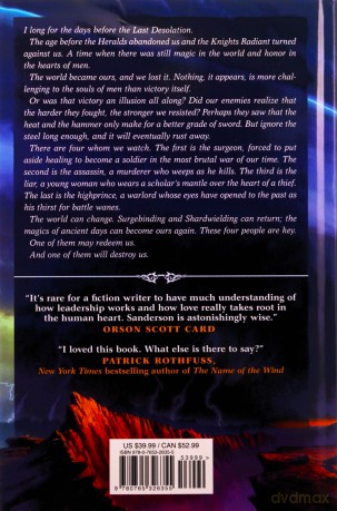 The Way of Kings: Book One of the Stormlight Archive: 1 - Brandon Sanderson [KSIĄŻKA]