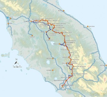 The Way of St Francis: Via di Francesco: From Florence to Assisi and Rome (Cicerone Guides) - The Reverend Sandy Brown [KSIĄŻKA]