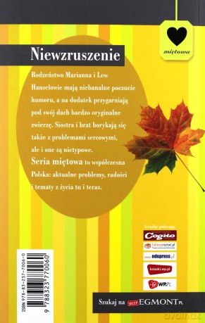 Niewzruszenie Seria Miętowa - Ewa Nowak [KSIĄŻKA]