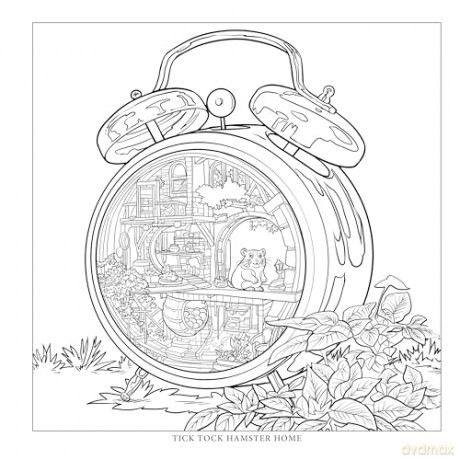 Tiny Worlds: Pocket Pets: An Artist's Coloring Book of Itty-Bitty Animals - Alex Oxton [KSIĄŻKA]