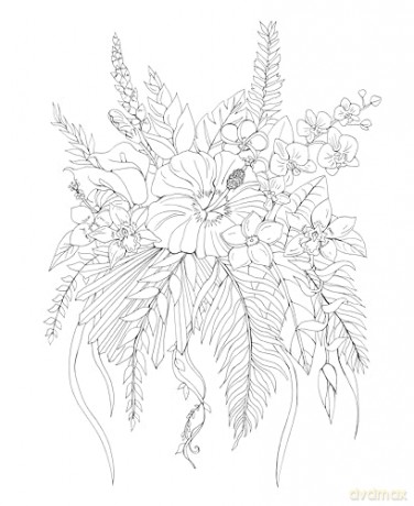 Tropical Wonderland: A Magical Coloring Retreat - A Calming Coloring Book of Rainforest Flowers and Animals for Adults (Coloring Wonderland) - Rachel Reinert [KSIĄŻKA]