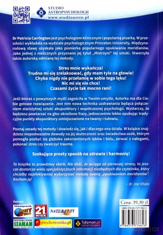 Opukiwanie Meridianów Rewolucyjny Sposób Na Pokonanie Negatywnych Emocji I Stresu - Patricia Carrington [KSIĄŻKA]