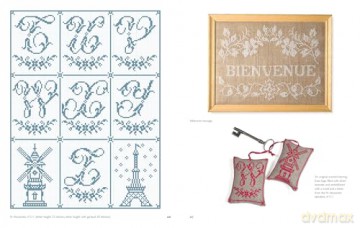 Vintage French Needlework: 300 Authentic Cross-Stitch Patterns-Flowers, Borders, and Alphabets from Antique Textiles - Véronique Maillard [KSIĄŻKA]