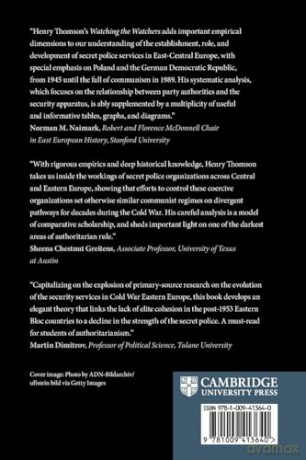 Watching the Watchers: Communist Elites, the Secret Police and Social Order in Cold War Europe - Thomson [KSIĄŻKA]