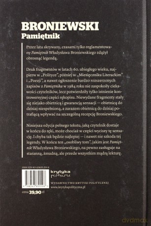 Pamiętnik Tw - Władysław Broniewski [KSIĄŻKA]