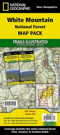 White Mountain Forest: Trails Illustrated Other Rec. Areas (National Geographic Trails Illustrated Map) - National Geographic Maps [KSIĄŻKA]