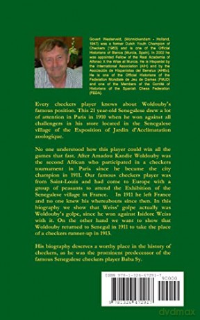 Woldouby's Biography, Extraordinary Senegalese Checkers Player During His Stay in France 1910 - 1911. - Govert Westerveld [KSIĄŻKA]