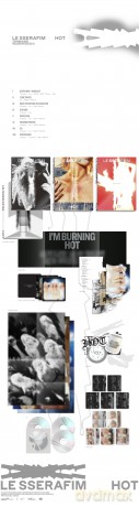 Le Sserafim: 5th Mini Album Hot - Vol.3 [CD]