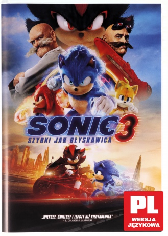 Sonic 3: Szybki jak błyskawica [DVD]
