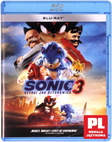 Sonic 3: Szybki jak błyskawica [Blu-Ray]