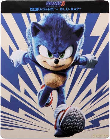 Sonic 3: Szybki jak błyskawica (steelbook) [Blu-Ray 4K]+[Blu-Ray]