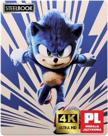 Sonic 3: Szybki jak błyskawica (steelbook) [Blu-Ray 4K]+[Blu-Ray]