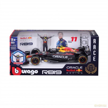 BBURAGO BOLID F1 Red Bull RB19 FIGURKA SERGIO PEREZ 1:24