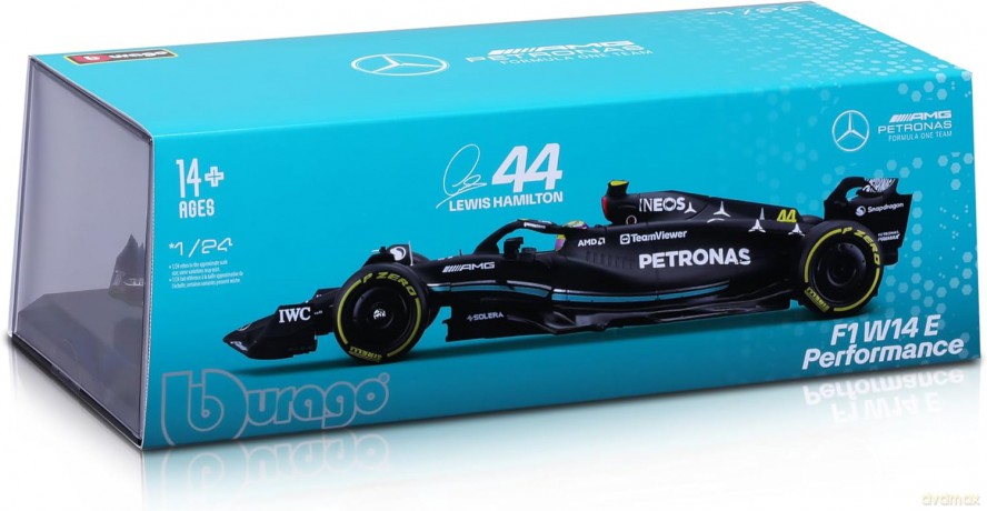 BBURAGO FORMULA F1 MERCEDES-AMG PETRONAS TEAM W14 E Lewis Hamilton 1:24