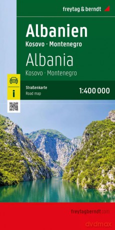 Mapa Albania 1:400 000 [KSIĄŻKA]