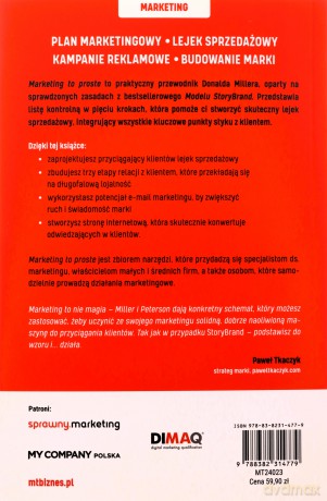 Marketing to proste. Stwórz skuteczną ścieżkę dotarcia do nowych klientów - Donald Miller [KSIĄŻKA]