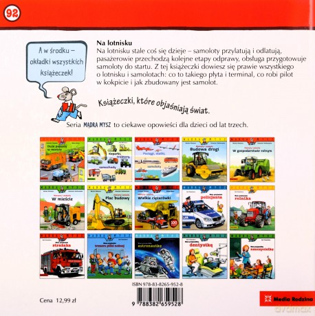Na lotnisku. Mądra Mysz - Sandra Ladwig [KSIĄŻKA]