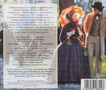 Washington Square soundtrack (Plac Waszyngtona) (Jan A. P. Kaczmarek) [CD]