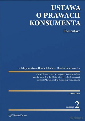Ustawa o prawach konsumenta. Komentarz [KSIĄŻKA]