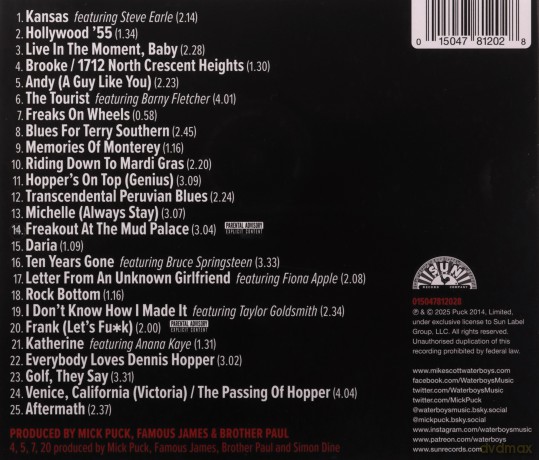 The Waterboys: Life Death & Dennis Hopper [CD]