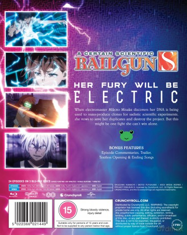 A Certain Scientific Railgun S - Season 2 [3xBlu-Ray]