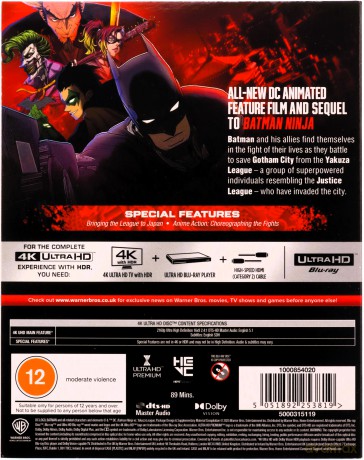 Batman Ninja Vs Yakuza League [Blu-Ray 4K]