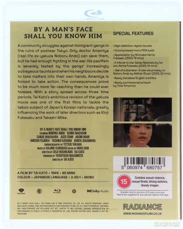 By A Man's Face Shall You Know Him [Blu-Ray]