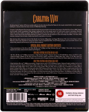 Carlito's Way (Życie Carlita) [Blu-Ray 4K]+[Blu-Ray]