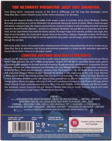 Deep Blue Sea (Piekielna głębia) [Blu-Ray]