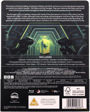 Doctor Who - The Savages [3xBlu-Ray]