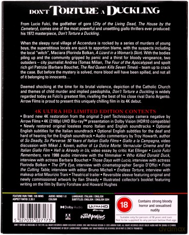 Don't Torture A Duckling (Limited) (Nie torturuj kaczuszki) [Blu-Ray 4K]