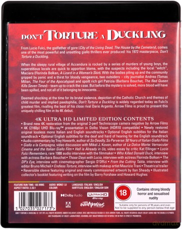 Don't Torture A Duckling (Limited) (Nie torturuj kaczuszki) [Blu-Ray 4K]