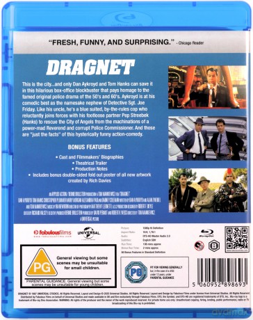 Dragnet (Dziennik sierżanta Fridaya) [Blu-Ray]