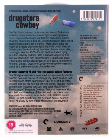 Drugstore Cowboy (Narkotykowy kowboj) [Blu-Ray 4K]+[Blu-Ray]