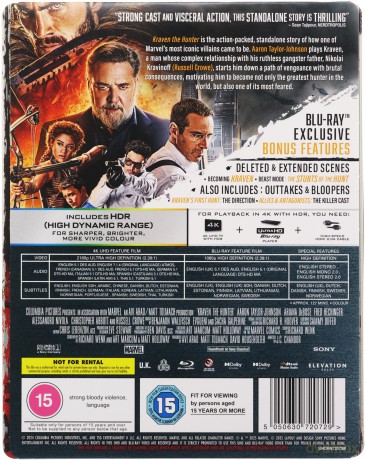 Kraven The Hunter (steelbook) (Kraven Łowca) [Blu-Ray 4K]+[Blu-Ray]