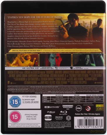 Megalopolis [Blu-Ray 4K]+[Blu-Ray]