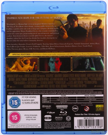 Megalopolis [Blu-Ray] film