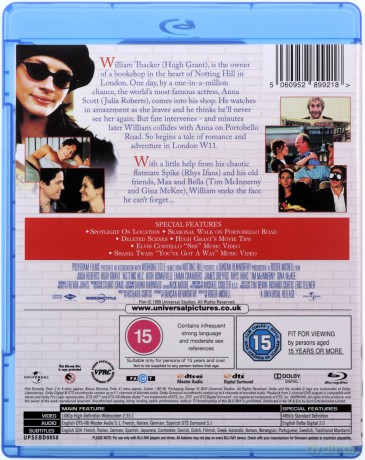 Notting Hill [Blu-Ray]