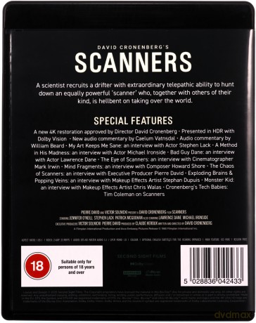 Scanners (Skanerzy) [Blu-Ray 4K]