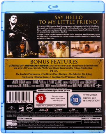 Scarface (Człowiek z blizną) [Blu-Ray]