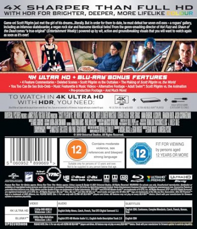 Scott Pilgrim Vs. The World (Scott Pilgrim kontra świat) [Blu-Ray 4K]+[Blu-Ray]